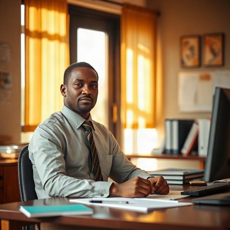 Portrait of John Mwangi, operations manager in Thika